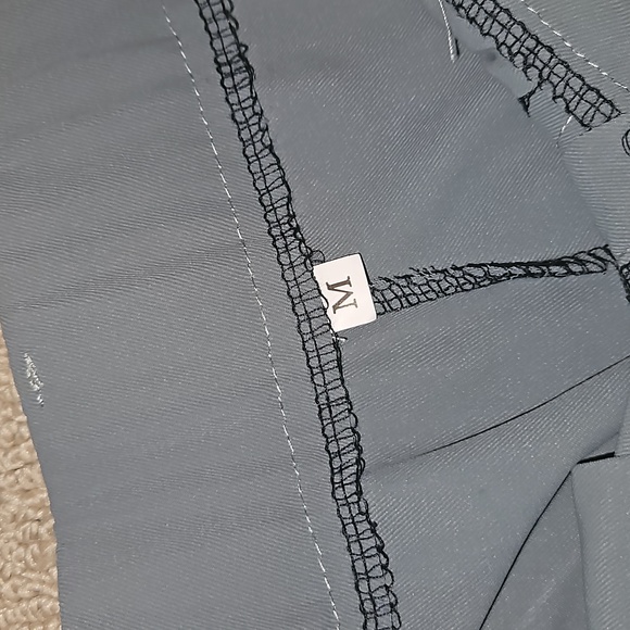 NWOT Wide Leg Grey Pleated Trousers - Picture 6 of 11